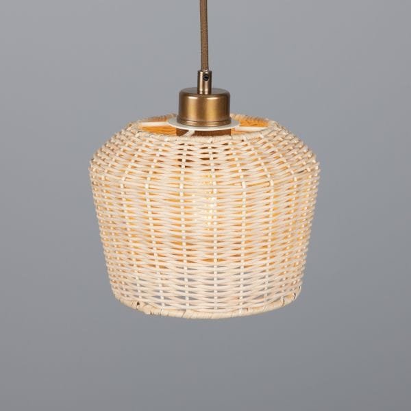 Manila Small Rattan Pendant Light 20cm - Image 4